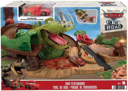 Disney Cars On The Road, Playset Parco dei Dinosauri Discount The Cheapest
