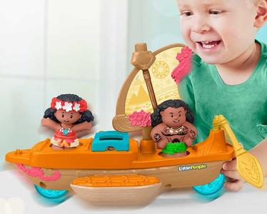 Disney Princess - Moana e Mauis con Canoa, playset Vaiana con personaggi Sale Pre Order
