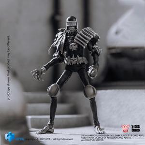 HIYA Exquisite Mini Series 1/18 Scale 4 Inch JUDGE DREDD Black and White Judge Death Action Figure Extremely Cheap Pice