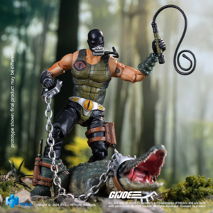 HIYA Exquisite Mini Series 1/18 Scale 4 Inch G.I.Joe Croc Master＆Fiona Action Figure Cheap Finishline