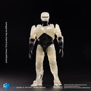 HIYA Exquisite Mini Series 1/18 Scale 4 Inch  ROBOCOP GLOW IN THE DARK PX Action Figure Clearance Store For Sale