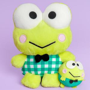 Keroppi Gingham Plushie - Medium Free Shipping Purchase