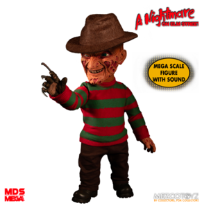 A Nightmare on Elm Street Mezco Designer Series Mega Scale Talking Freddy Krueger Free Shipping Perfect