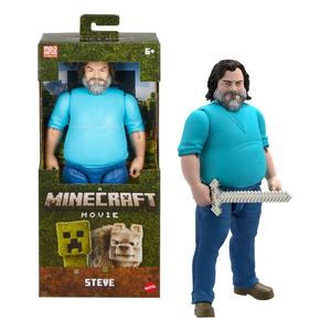 A Minecraft Movie Steve 12" Large Action Figure For Cheap Cheap Online
