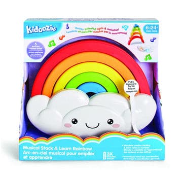 Kidoozie Musical Stack and Learn Rainbow Newest Cheap Pice