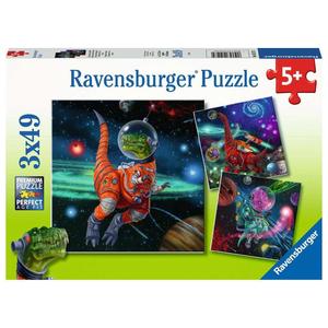 Dinosaurs in Space - 3x49 Piece Puzzle Clearance Online Official Site