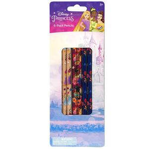 Princess 6 Pack Pencils on blister card Collections Cheap Online