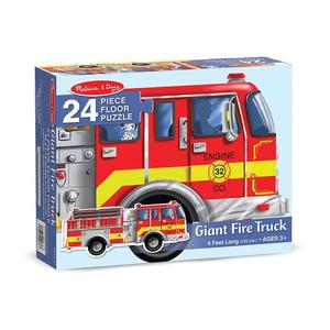 Giant Fire Truck Floor Puzzle - 24 Pieces Clearance Official Site