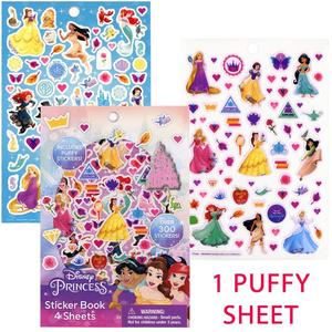 Princess Sticker Book with Puffy Stickers 4 Sheet Footaction Online