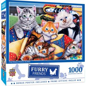 Furry Friends - Cozy Kittens - 1000 Piece Puzzle Sale Outlet Locations