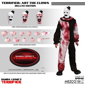 Terrifier One:12 Collective Art the Clown (Deluxe Edition) Action Figure Free Shipping Low Pice