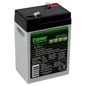 Drypower 6.4V 3.8Ah Lithium Iron Phosphate (LiFePO4) Rechargeable Lithium Battery - Up to 4 in Series Capable Clearance Nicekicks