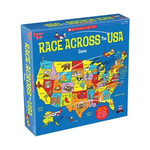 Scholastic Race Across the USA Game Outlet Low Shipping Fee