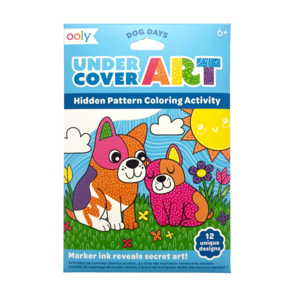 Undercover Art Hidden Pattern Coloring Activity Art Cards - Dog Days Cheap Sale 100% Authentic
