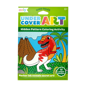 Undercover Art: Hidden Pattern Coloring Activity - Dinos Outlet Excellent