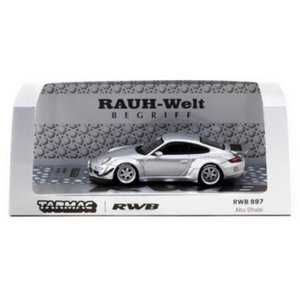Tarmac Works - Porsche 911 (997) RWB Abu Dhabi- Silver - Hobby64 Series Free Shipping Clearance