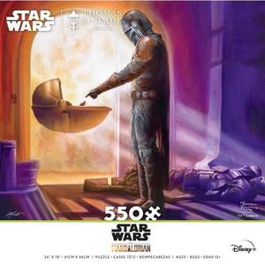 Thomas Kinkade Star Wars: The Mandalorian - Turning Point - 550 Piece Puzzle Cheap From China