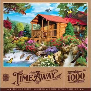 Time Away - Cascading Cabin - 1000 Piece Puzzle Buy Cheap Wiki