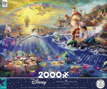 Thomas Kinkade Disney - The Little Mermaid - 2000 Piece Puzzle Manchester Sale Online