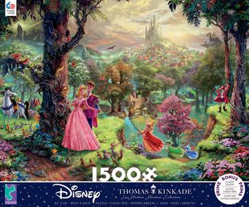 Thomas Kinkade Disney - Sleeping Beauty - 1500 Piece Puzzle Cheap Sale Low Cost