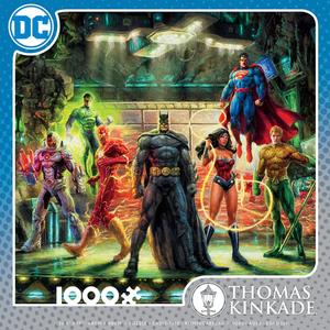Thomas Kinkade DC Comics - The Justice League - 1000 Piece Puzzle Best Wholesale Sale Online