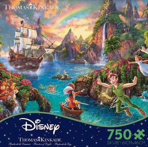Thomas Kinkade Disney - Peter Pan's Neverland - 750 Piece Puzzle Free Shipping Manchester