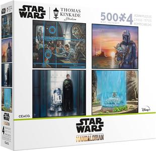 Thomas Kinkade Star Wars: The Mandalorian - Multipack - 4 in 1 Puzzles - 4 x 500 Piece Puzzle Discount Codes Really Cheap