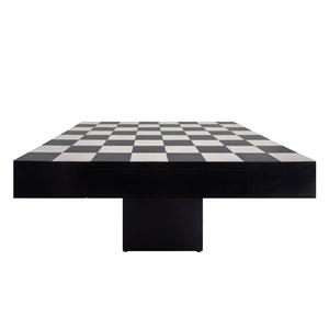 32" x 32" Polyresin Chess Set - Black/White Free Shipping View