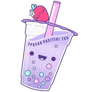 Spread Positivi-Tea 4" Glitter Sticker Buy Cheap Many Kinds Of