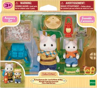 Calico Critters - Exciting Exploration Set ~Latte Cat Brother & Baby~ Great Deals Sale Online