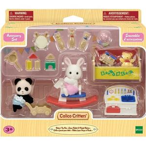 Calico Critters Baby's Toy Box - Snow Rabbit & Panda! Sale Online Online