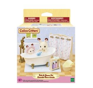 Calico Critters - Bath & Shower Set Release Dates Authentic
