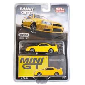 Mini GT - Nissan Skyline GT-R (R34) V-Spec - Lightning Yellow Big Sale Sale Online