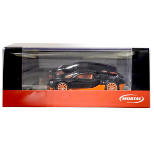 Mortal - Bugatti Veyron Super Sport (w/ Adjustable Wing & Removable Engine Cover) - Black & Orange Free Shipping With Mastercard