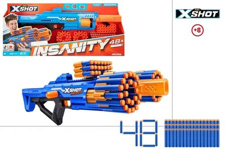 X-Shot Insanity Berzerko, Blaster con 48 Dardi Sale Professional