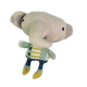 Harper Elephant Organic Cotton Knit Stuffed Animal Toy: Grey Buy Cheap Low Shipping Fee
