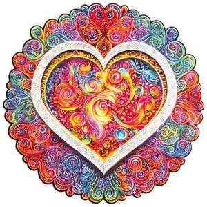 Mandala - Conscious Love Wooden Jigsaw Puzzle Buy Cheap Popular
