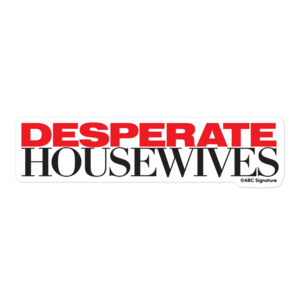 Desperate Housewives Logo Die Cut Sticker 2025 Newest Sale Online
