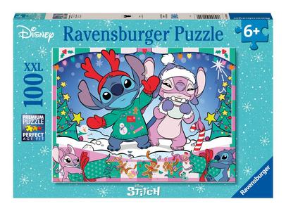 Disney Stitch Christmas 100 Piece Jigsaw Puzzle XXL Discount With Mastercard