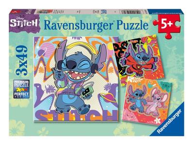 Disney Stitch 49 Piece Jigsaw Puzzle 3 Pack Discount Fast Delivery