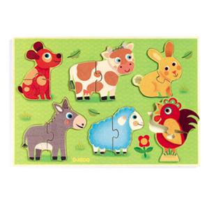 Djeco Wooden Puzzle - Coucou-Cow From China Cheap Pice