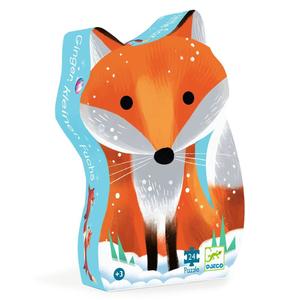 Djeco Silhouette puzzle - Ginger, little fox 24 pcs Outlet Store Locations