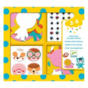 Djeco Stickers- I Love Animals Real Online