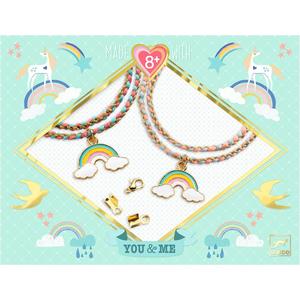 Djeco You & Me Needlework - Beads and Jewellery - Rainbow Kumihimo Sale Geniue Stockist