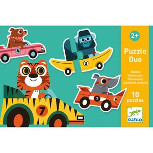 Djeco Puzzle Duo- Racing Cars For Nice For Sale