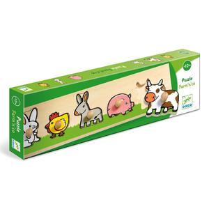 Djeco Wooden Puzzle - Farm'n'co Online Sale