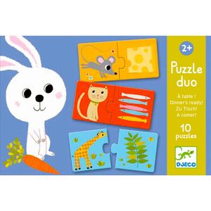 Djeco Puzzle Duo- Dinners Ready Cheap Tumblr
