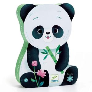 Djeco Silhouette Puzzle - Leo The Panda 24 pcs Outlet Good Selling