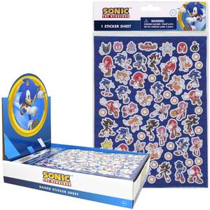 Sonic Raised Sticker Sheet Explore Online