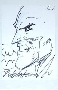 Batman Original Art Sketch Card by Joe Rubinstein Cheap Best Sale